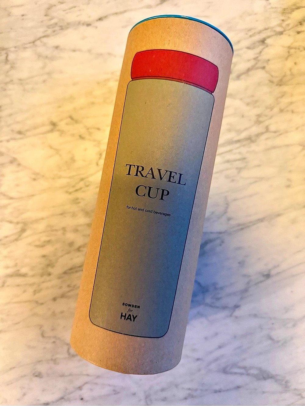 HAY Sowden Travel Cup Gray & Red